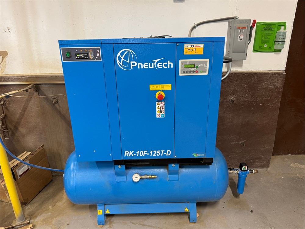 Pneutech "RK-10F-125T-D" Air Center - Rotary Screw (2023)
