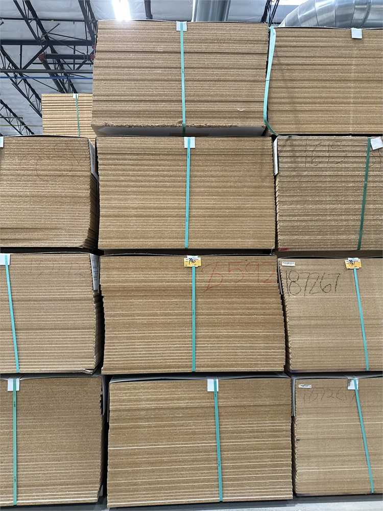 (4) Bundles of Particleboard Panels