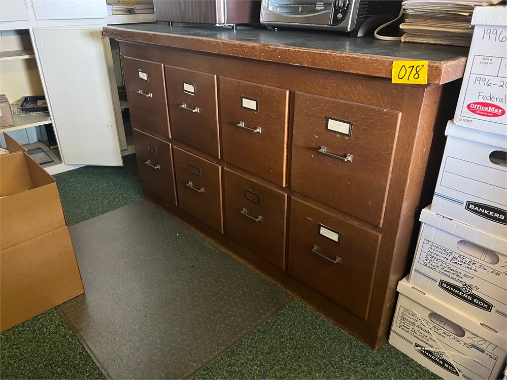 Chest with file drawers