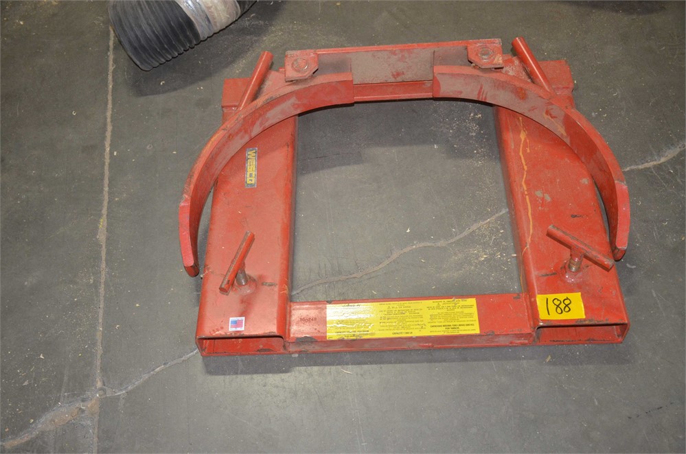 Drum lifting forklift attachment