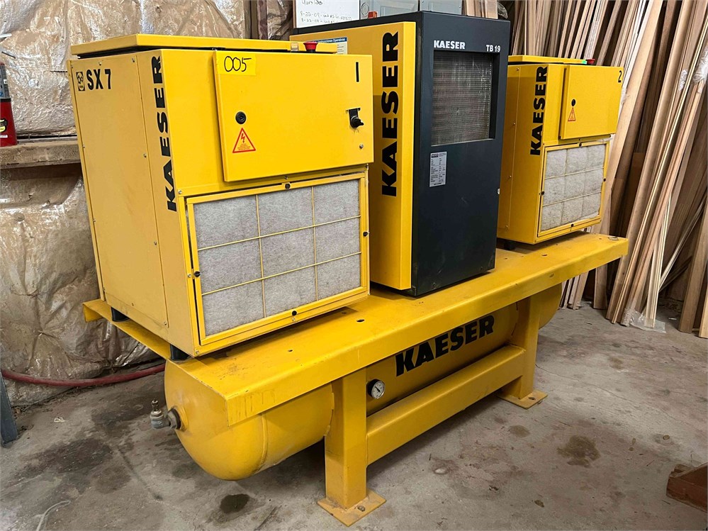 Kaeser "SX7" Dual air compressor & dryer