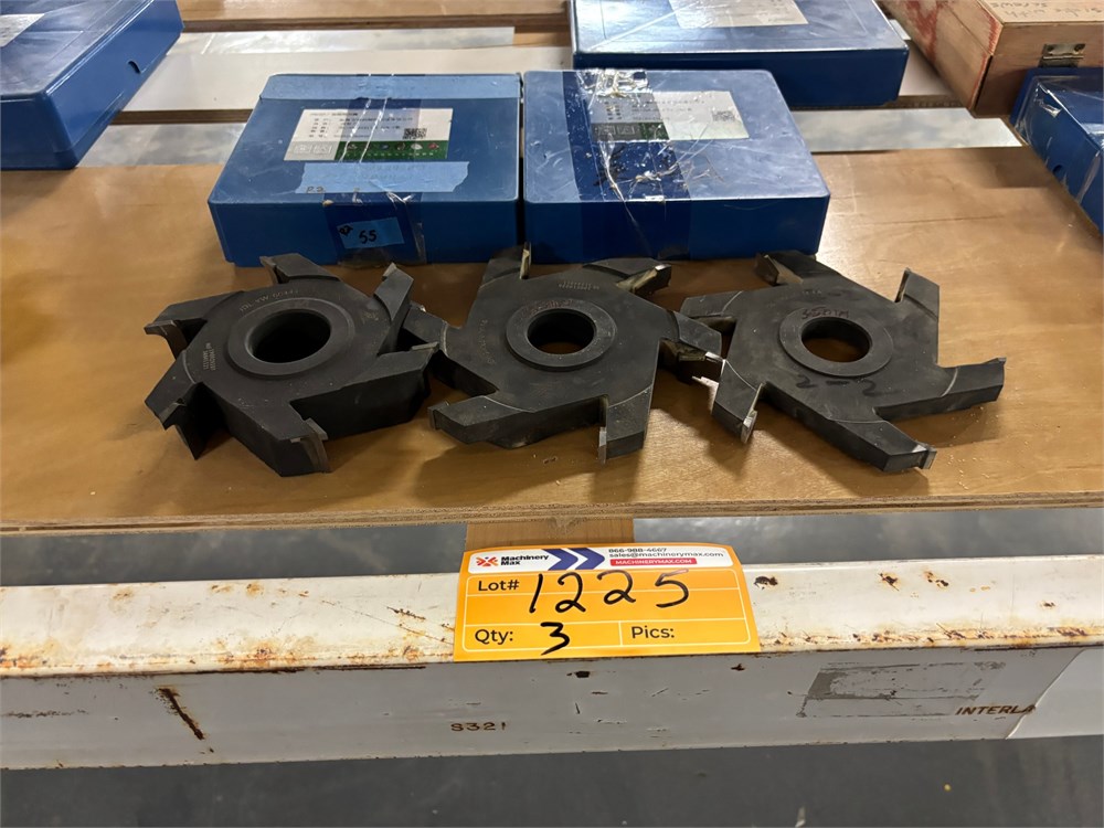 Lot of Cutter Heads - Qty (3) - as pictured