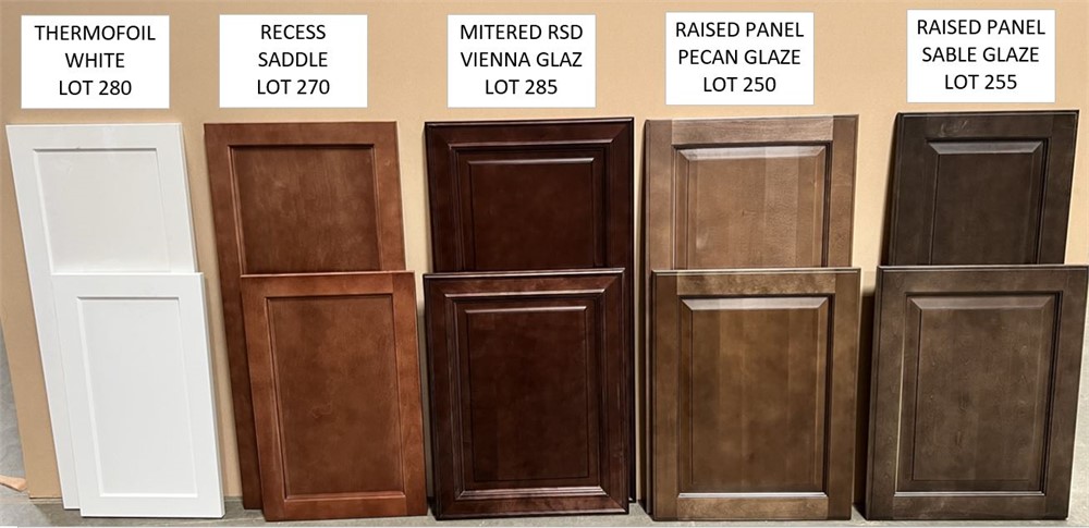 Raised Panel Doors and Fronts (sable glaze), Quantity = 1,900