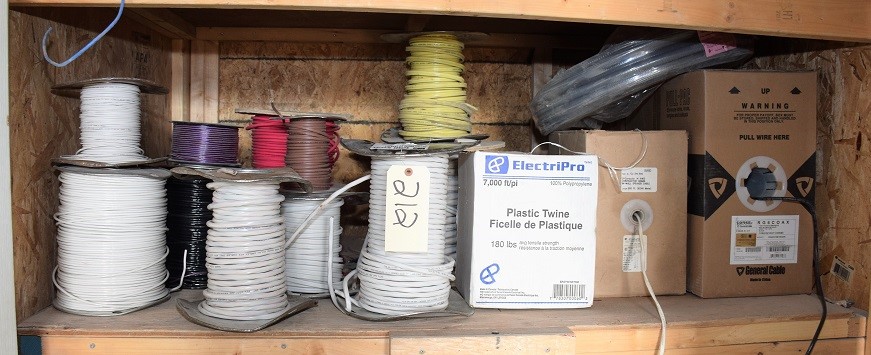 ELECTRICAL WIRE * 15 SPOOLS