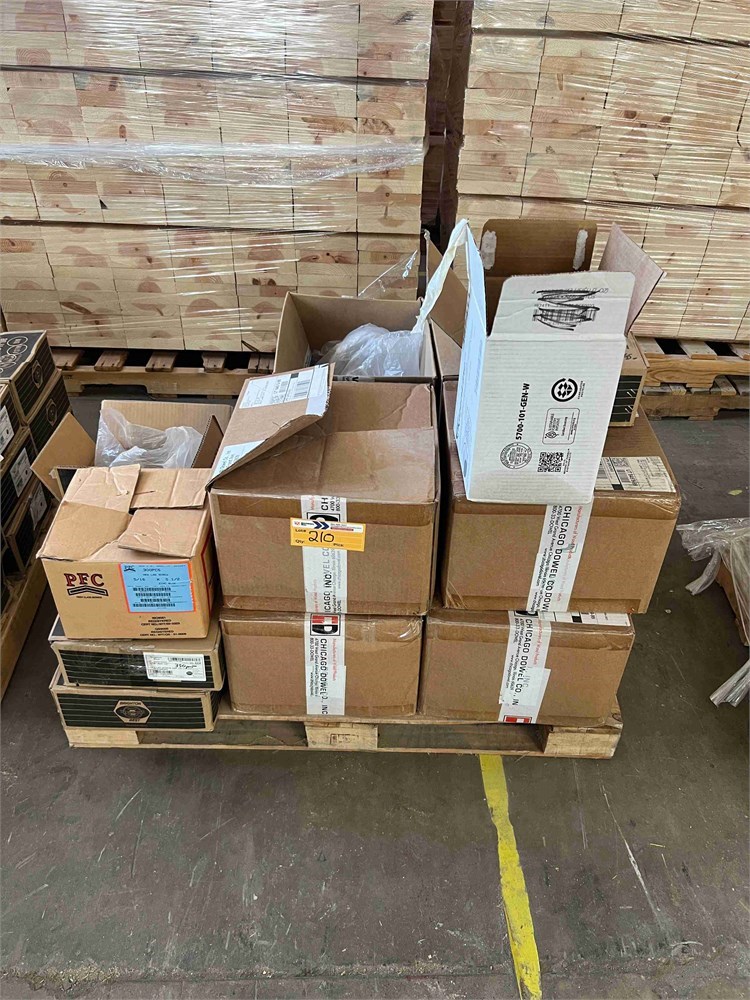 Bolts, Washers, Screws, Dowels & Hardware on Pallet
