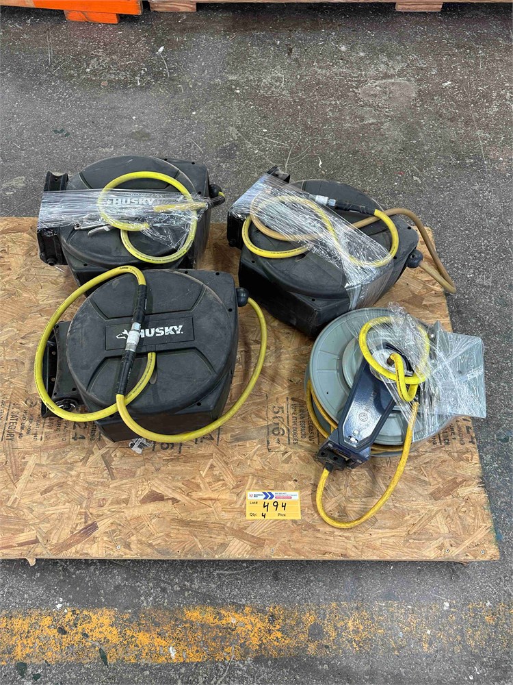 Pneumatic Hose Reels Qty. (4)