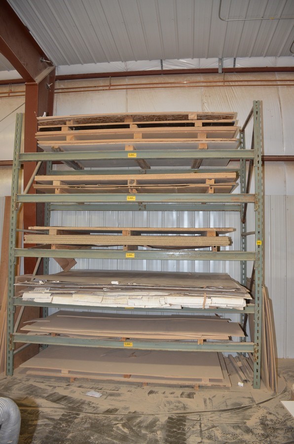 (1) Section of Pallet Racking - No Contents