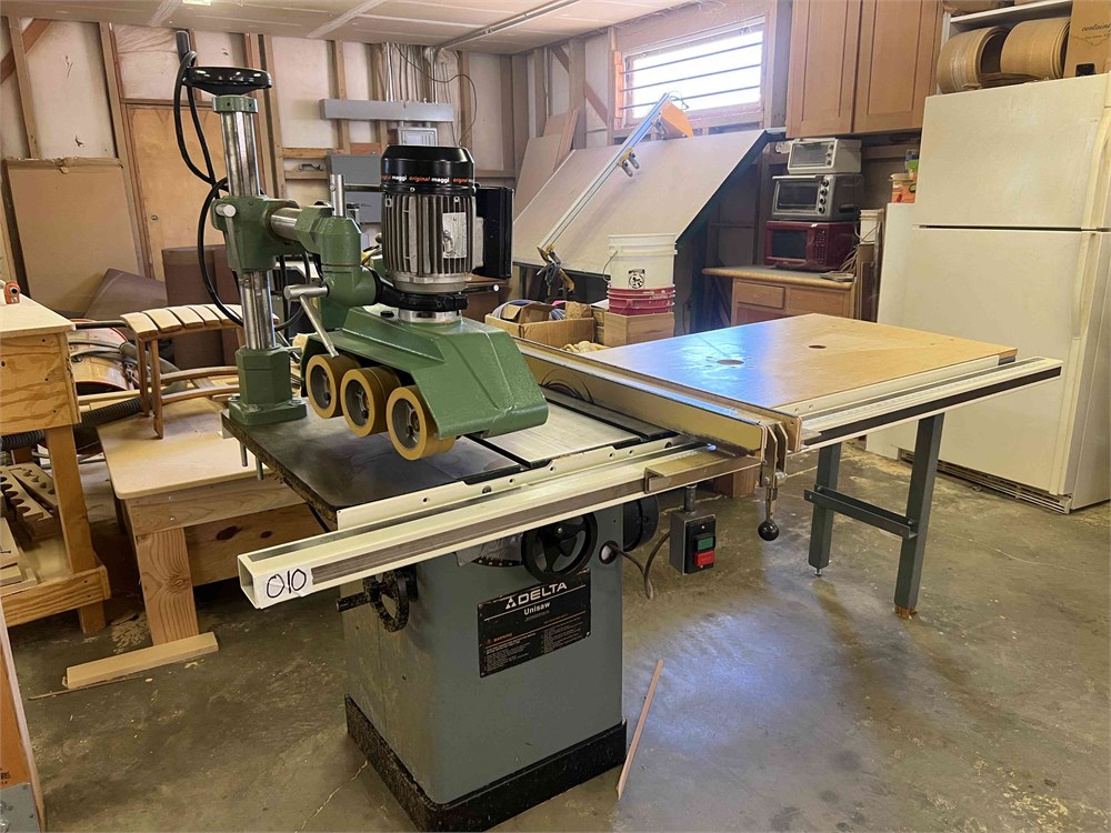 Delta "Unisaw" Table Saw & Power Feeder