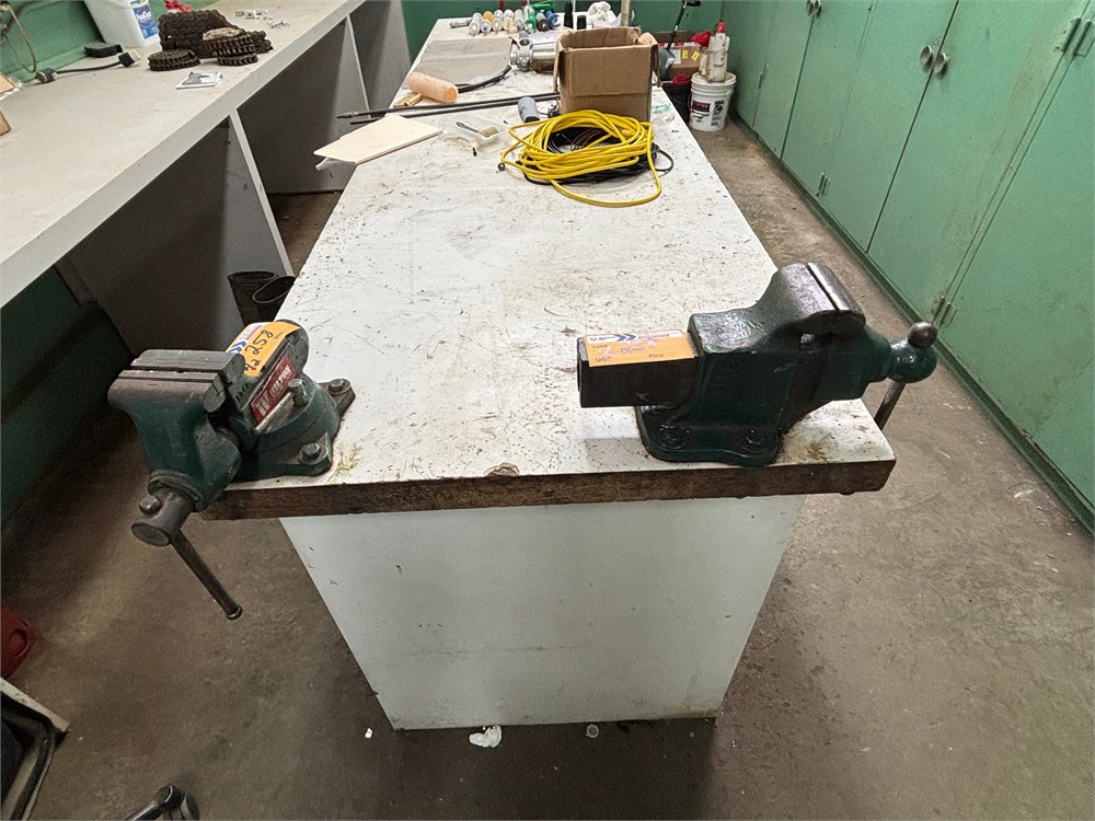 Lot of (2) Bench Vice as pictured