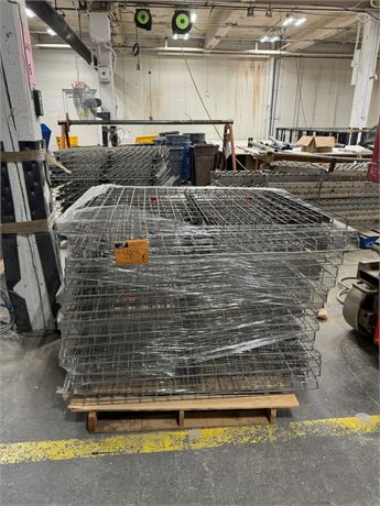 Lot - Pallet Racking Shelf Grates | Place Your Bid at MachineryMax
