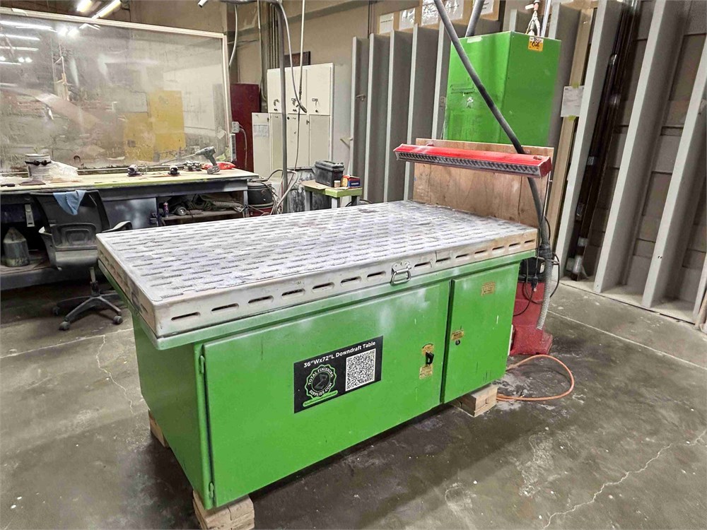 Total Finishing Solutions "3672B" Down Draft Table