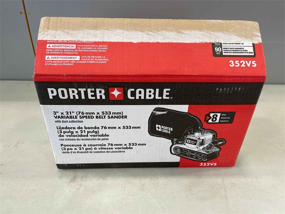 Porter Cable "352VS" Variable Speed Belt Sander