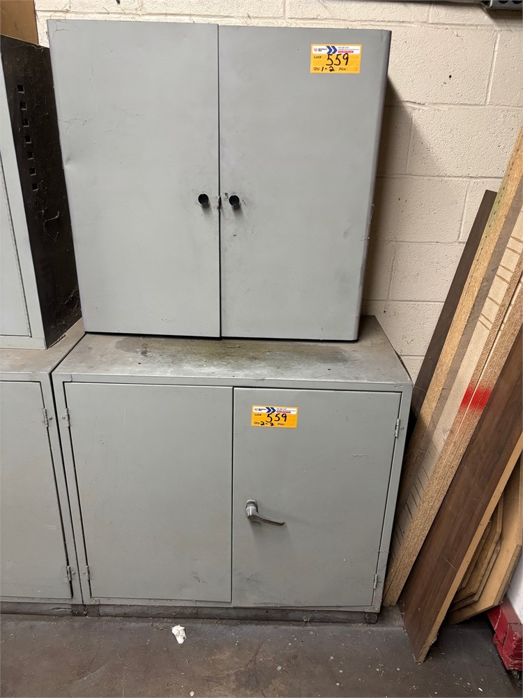 Lot of cabinets & Contents (Qty2) as pictured