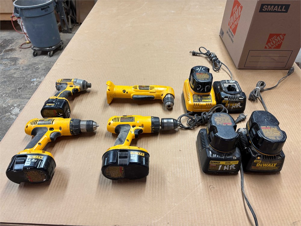 DeWalt 14.4V Cordless Tools and Chargers