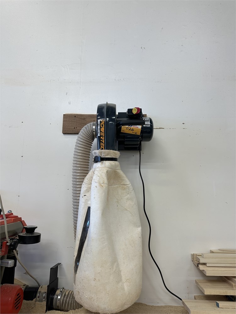 Powertec "DC5371" Wall Mounted Dust Collector