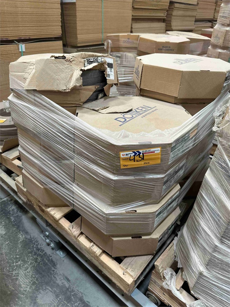 Pallet of Dollken 8724-1540-300 Sterling Ash Edgebanding