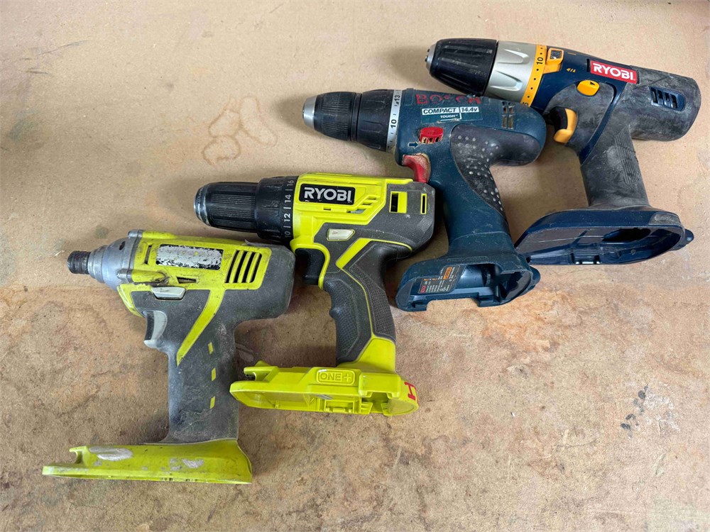 Cordless Drills Qty. (4)