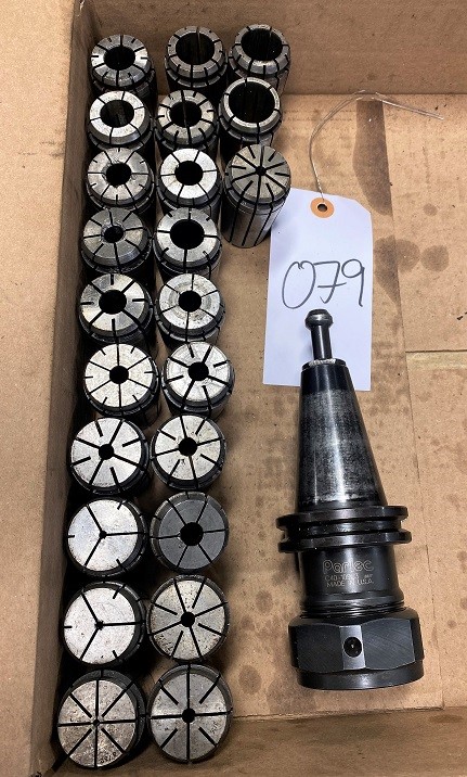 CAT 40 Parlec Collet Chuck with 23 Collets