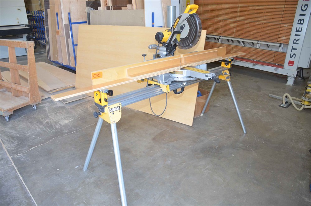DeWalt sliding compound miter saw & work stand