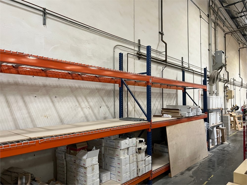 Pallet Racking - (2) Sections - No Contents