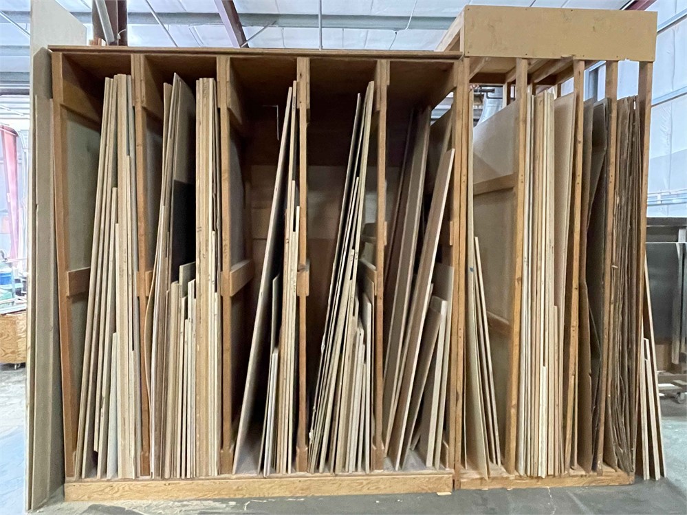 Assortment of Plywood and Particleboard Panels and Parts