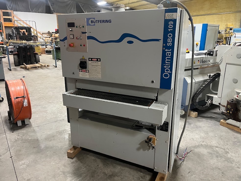 Butfering "Optimat SBO 109" Single-Head Wide Belt Sander