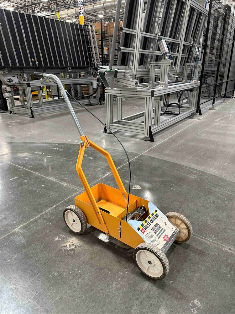 Rust-Oleum Striping Machine
