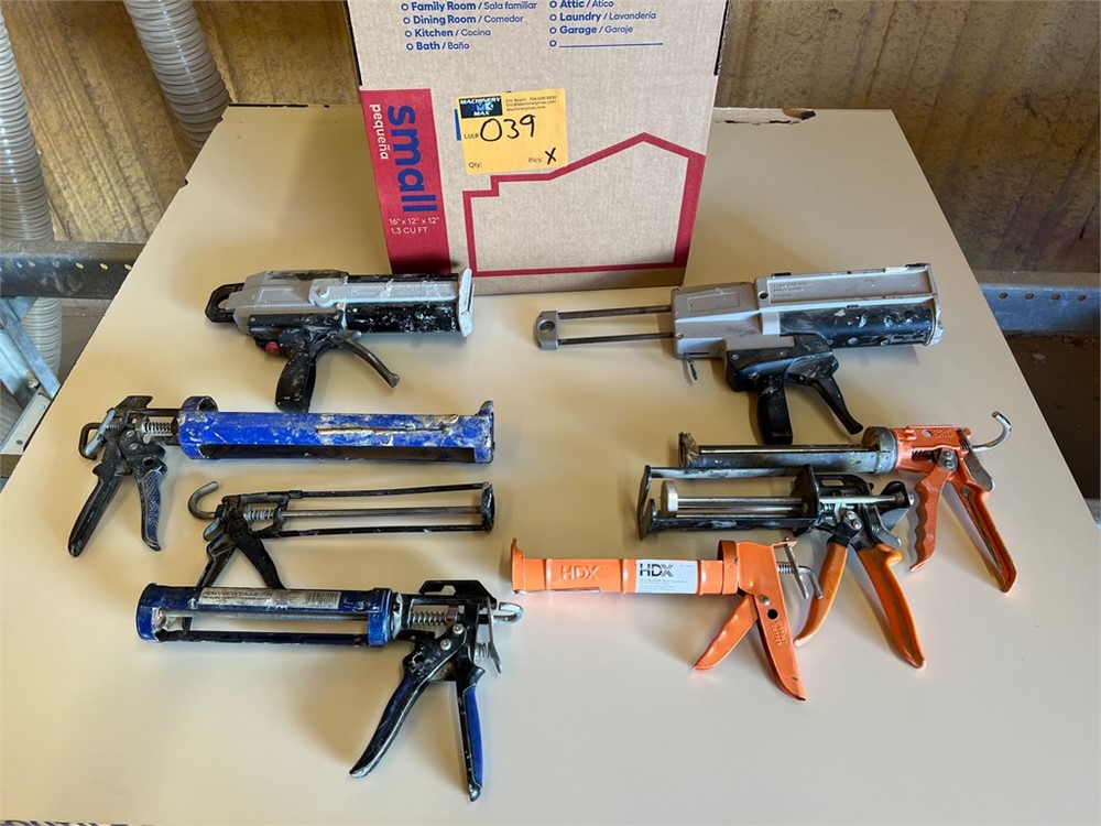 Lot of Solid Surface & Caulk Guns - as pictured
