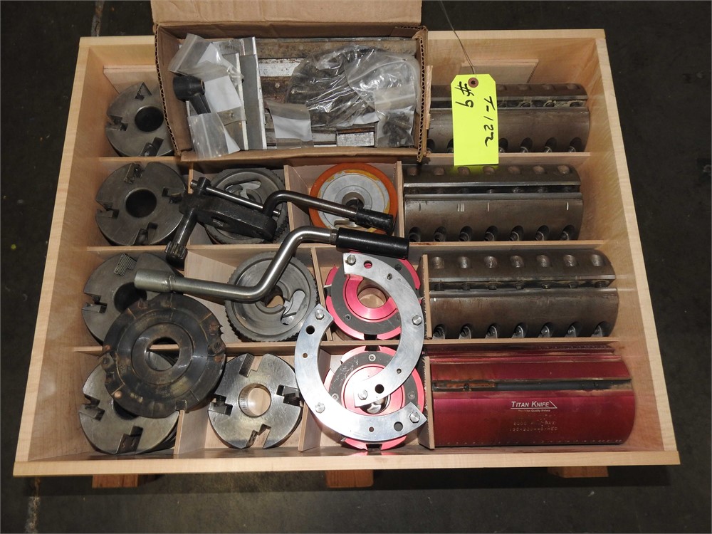 Lot of Moulder Cutterheads and Tooling