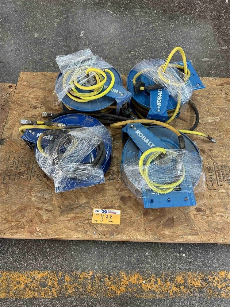 Pneumatic Hose Reels Qty. (4)