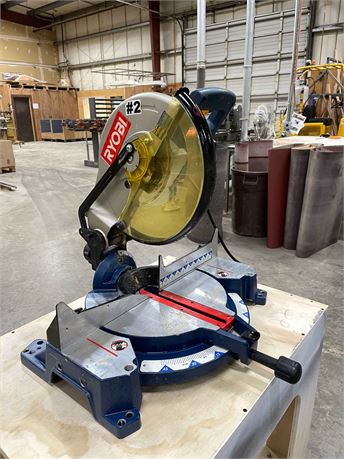 Lot Ryobi TS1551 12 Miter Saw Place Your Bid at MachineryMax