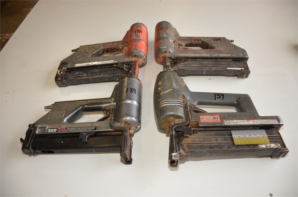 Lot of Senco Pneumatic Staple/Nail Guns - Qty (4)