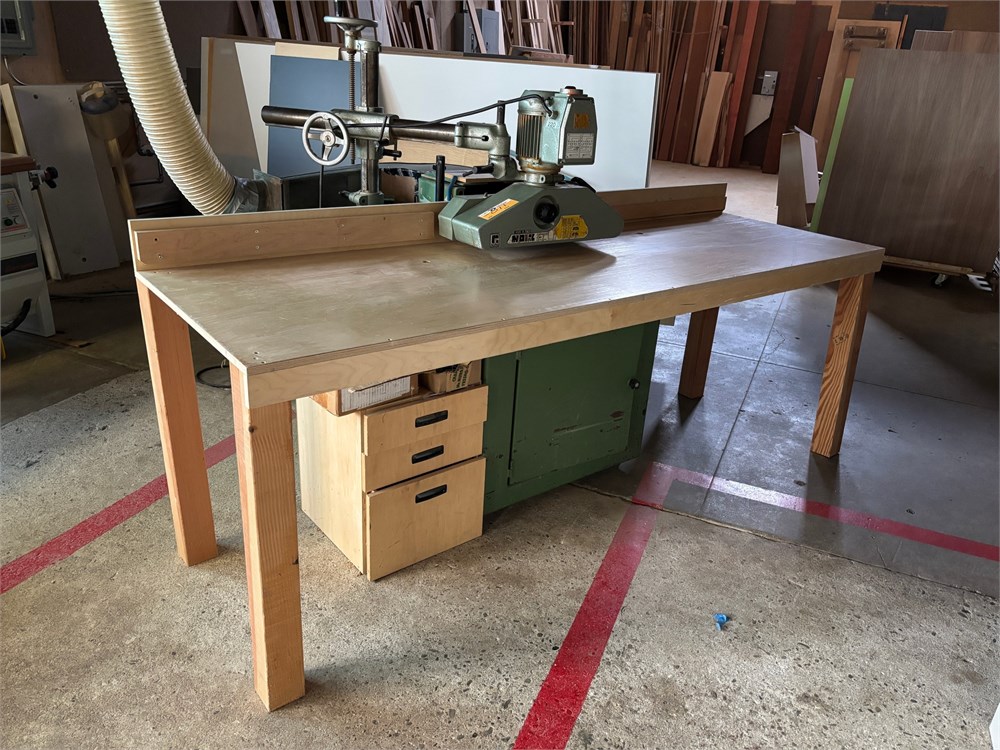 SAC "TS 125" Shaper with Power Feeder