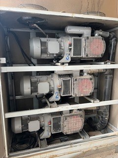 (3) Becker Vacuum Pumps with Enclosure