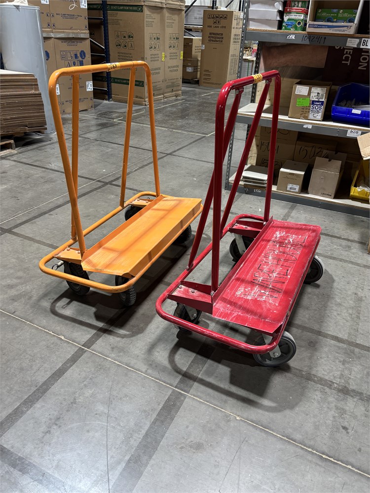 Qty (2) Sheetrock Carts