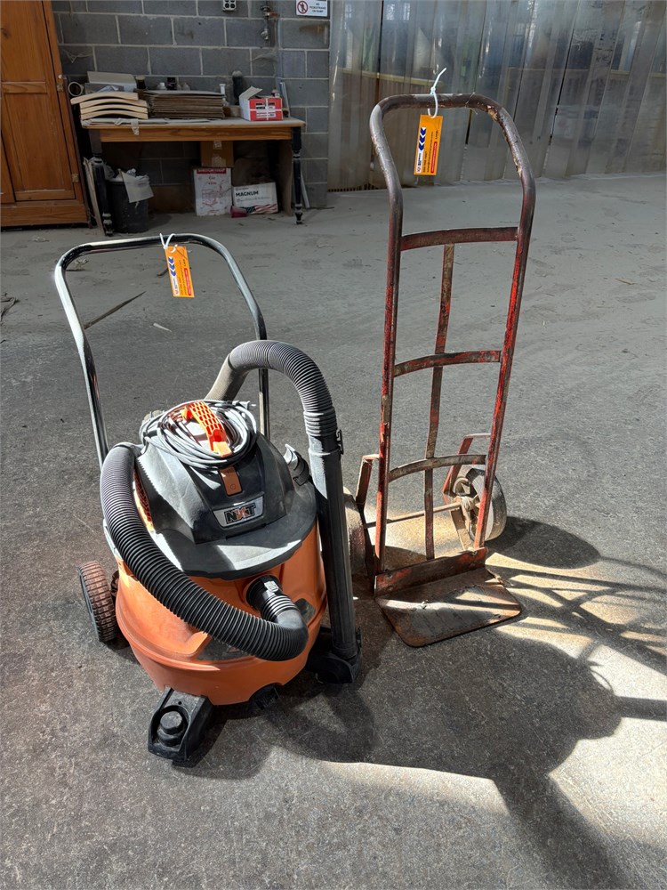 Shop Vacuum + Hand Truck