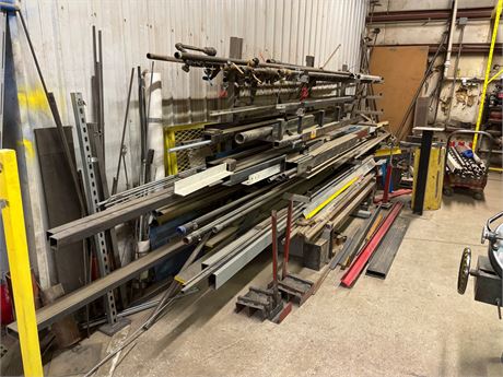 Lot - Metal Stock & Rack | Place Your Bid at MachineryMax
