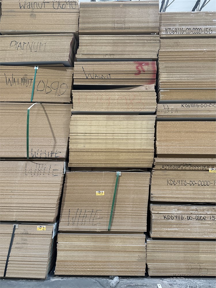 (7) Bundles of Particleboard Panels