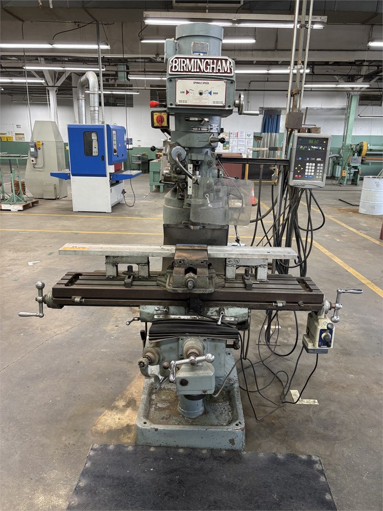 Birmingham "BPV-3949" Vertical Knee Mill