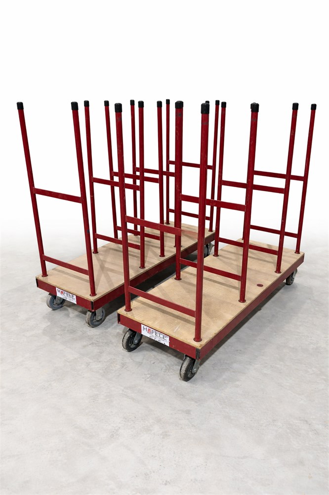 Qty (2) Hafele Material Carts