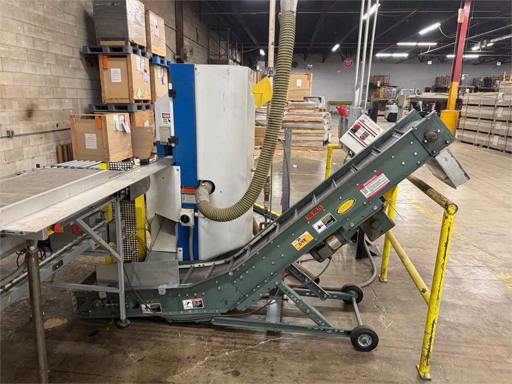 Hytrol Inclined Scrap Conveyor