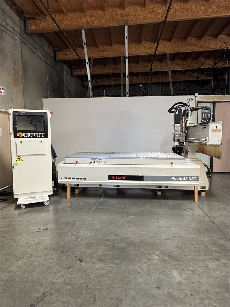SCM "Pratix 48 NST" CNC Machining Center  48" x 96" aluminum router table