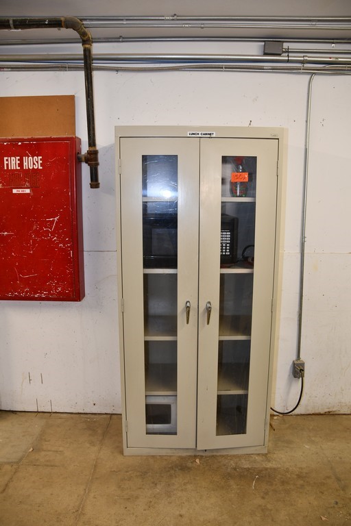 Sandusky Metal Cabinet with Contents