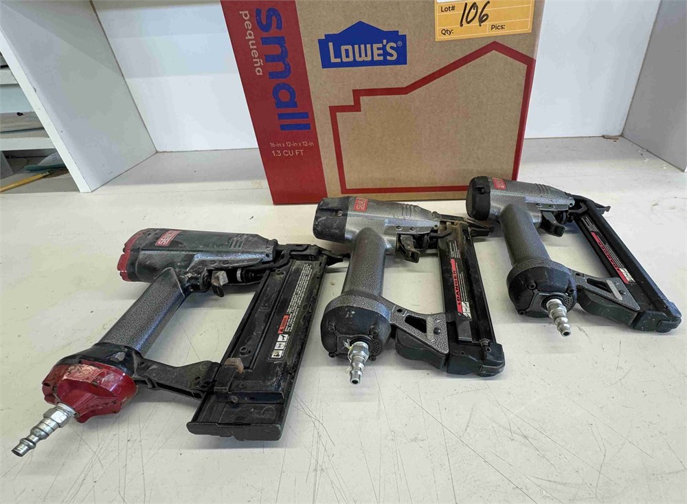 Senco Pneumatic Nail / Staple Guns Qty. (3)