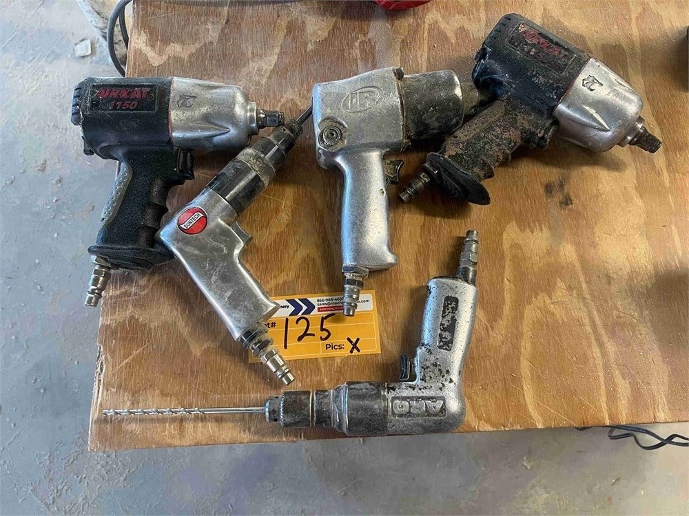 (5) Impact Wrenches & Drill