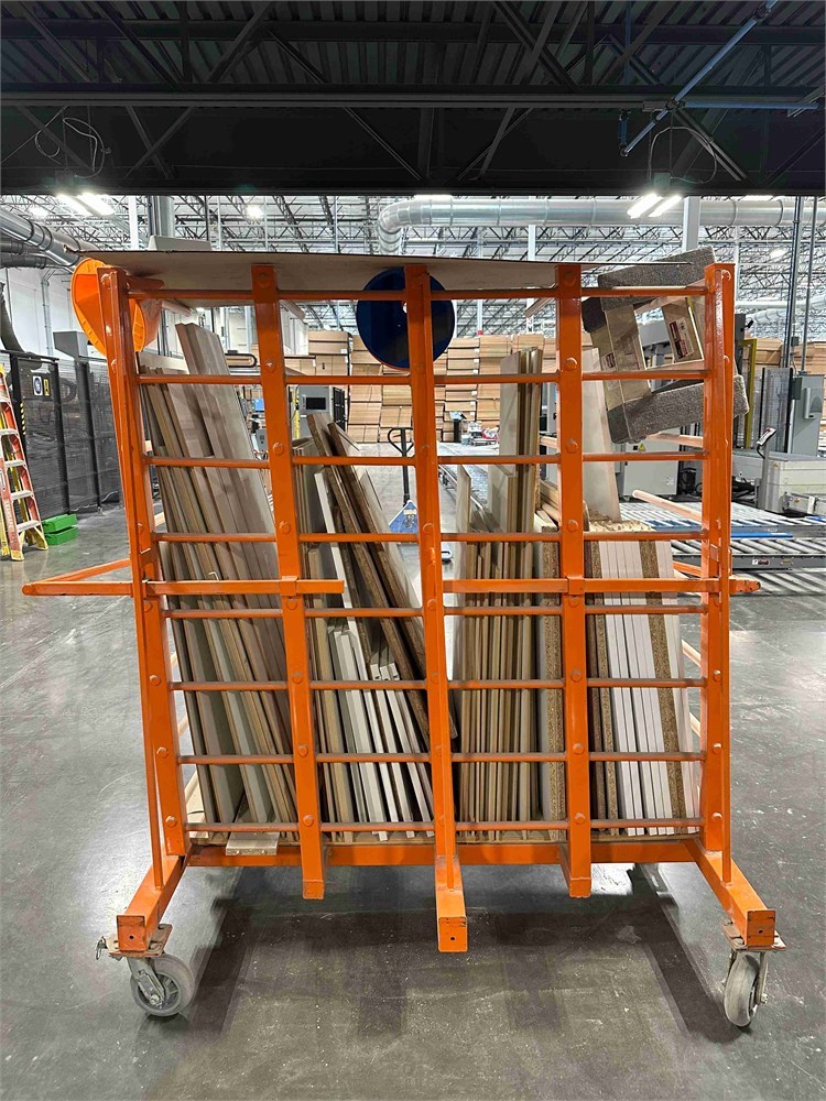 Metal Storage Rack & Misc Parts
