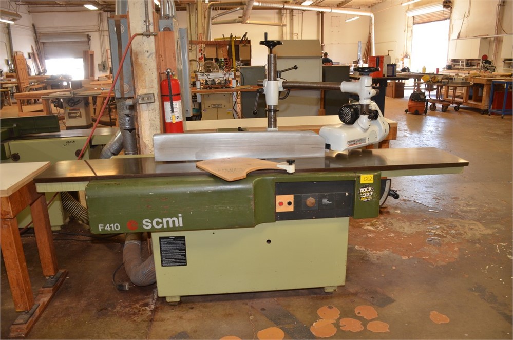 SCMI "F 410" Jointer with Primomatic Powerfeeder