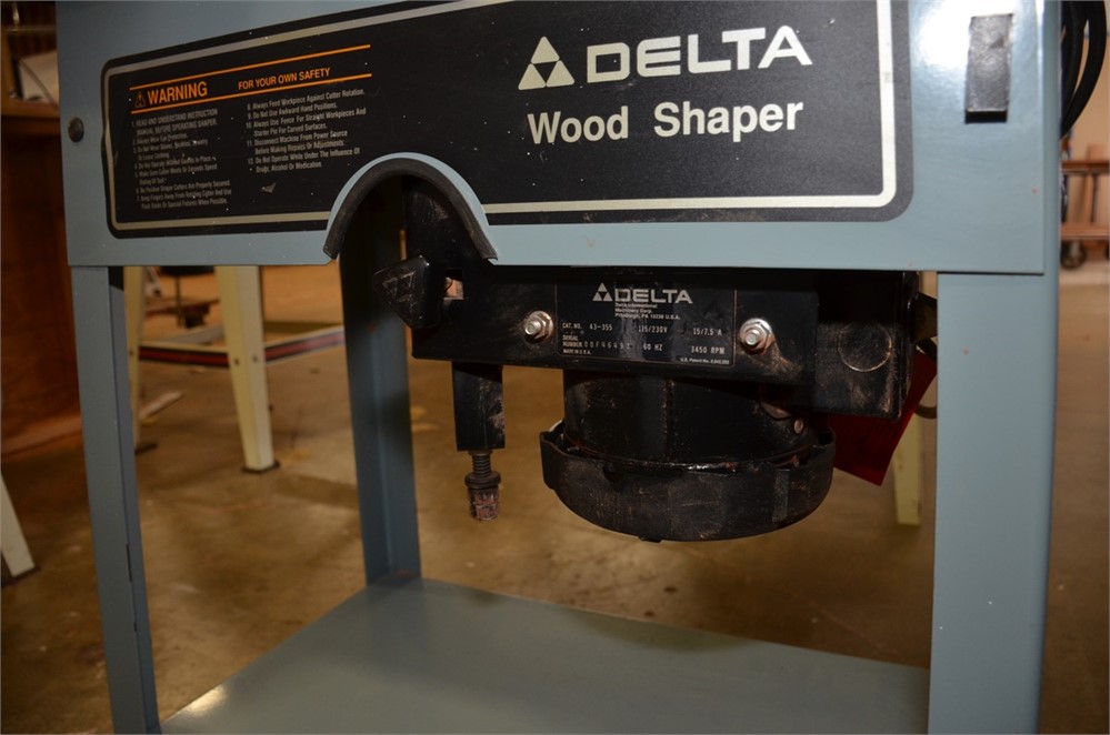 Delta 2 Speed Wood Shaper Model 43-355 Instruction & Parts List Manual #2033