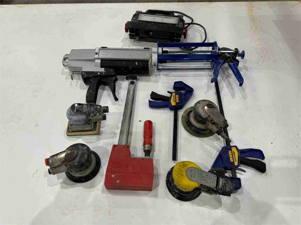 Pneumatic Sanders, Clamps, & Misc