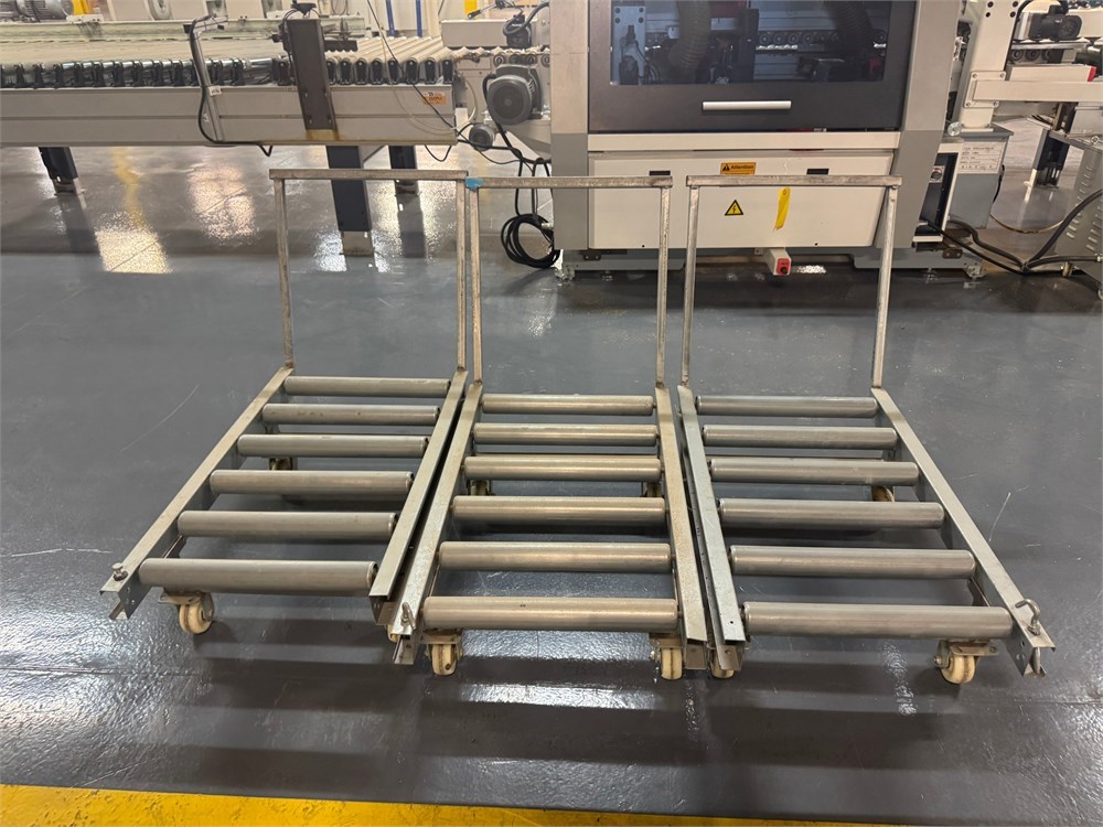 (3) Roller Top Carts